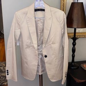 Zara cream blazer